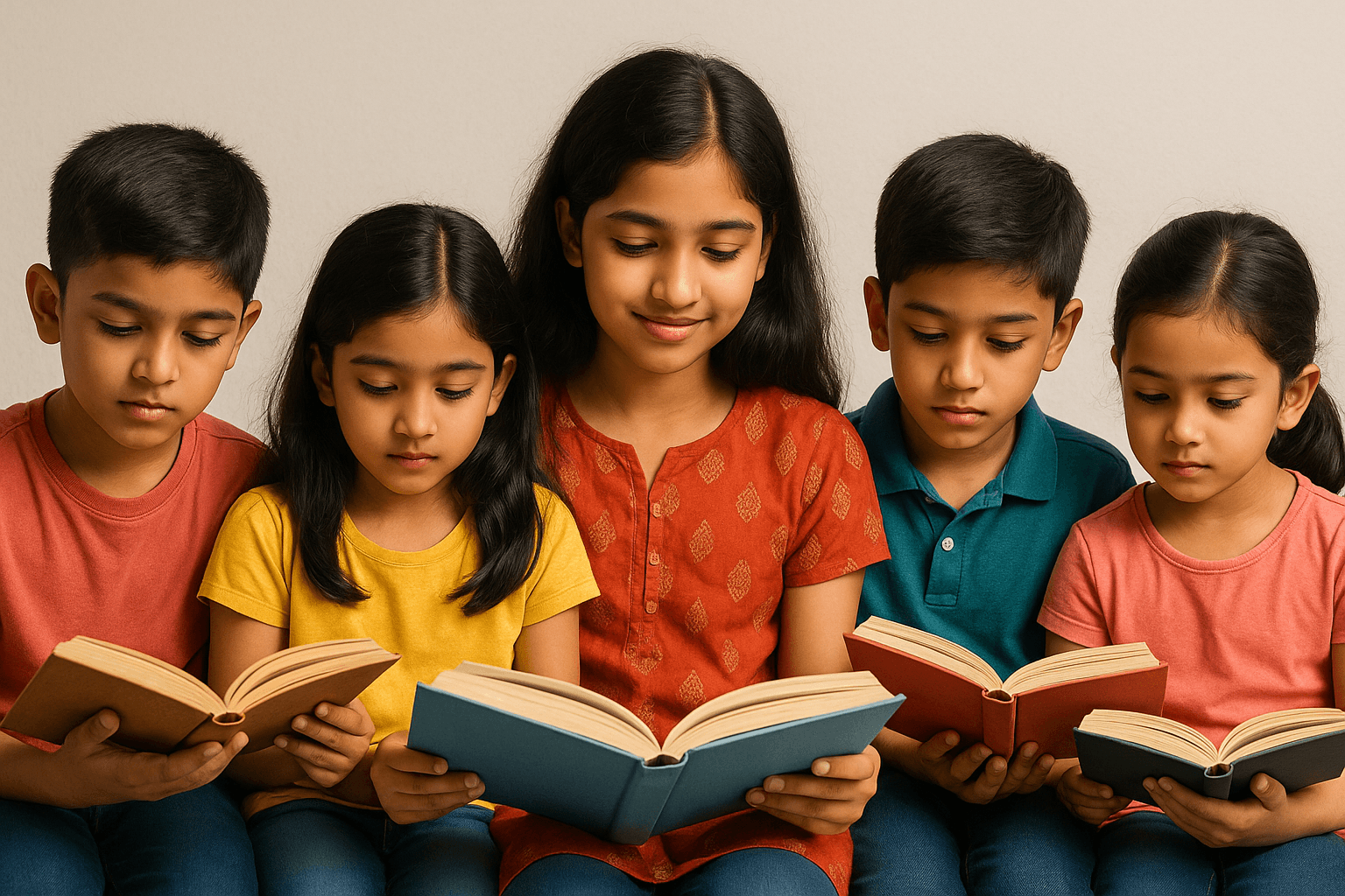 Children reading