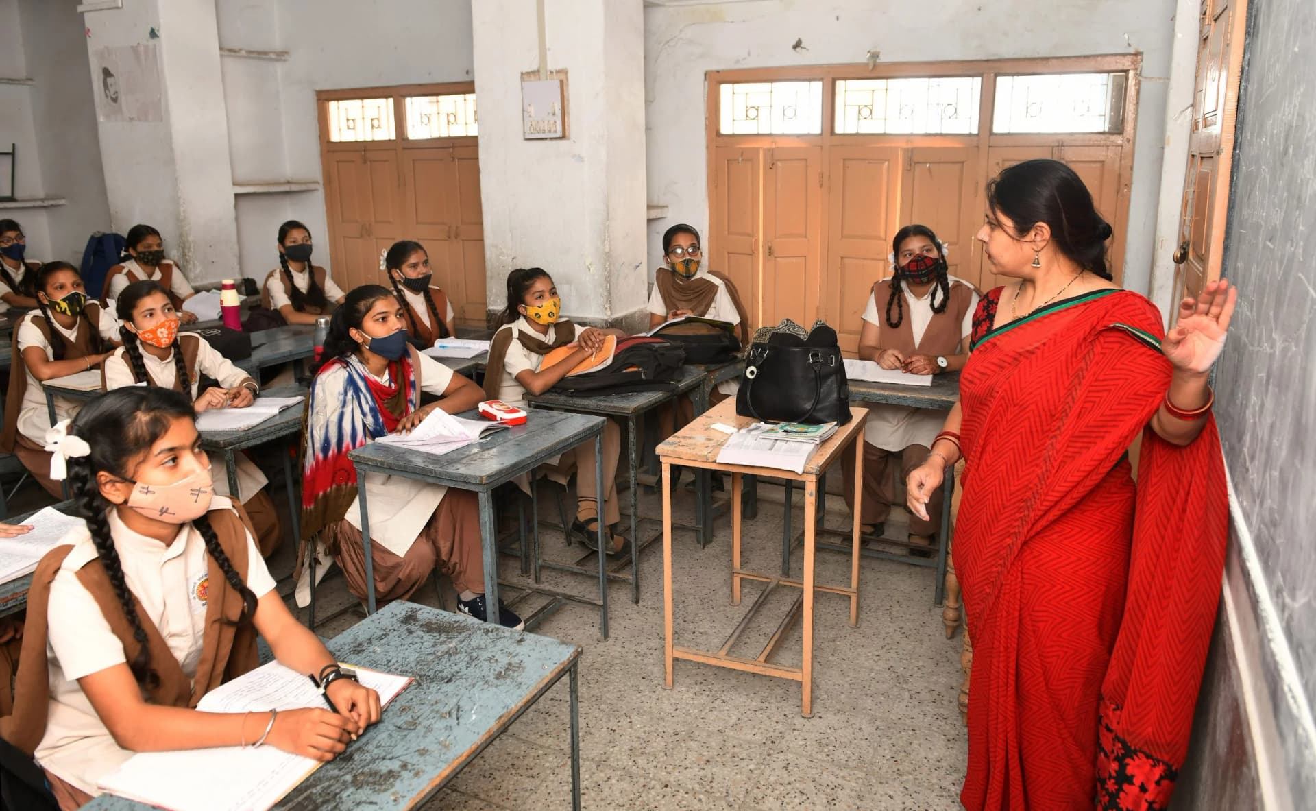 Teachers in professional development training